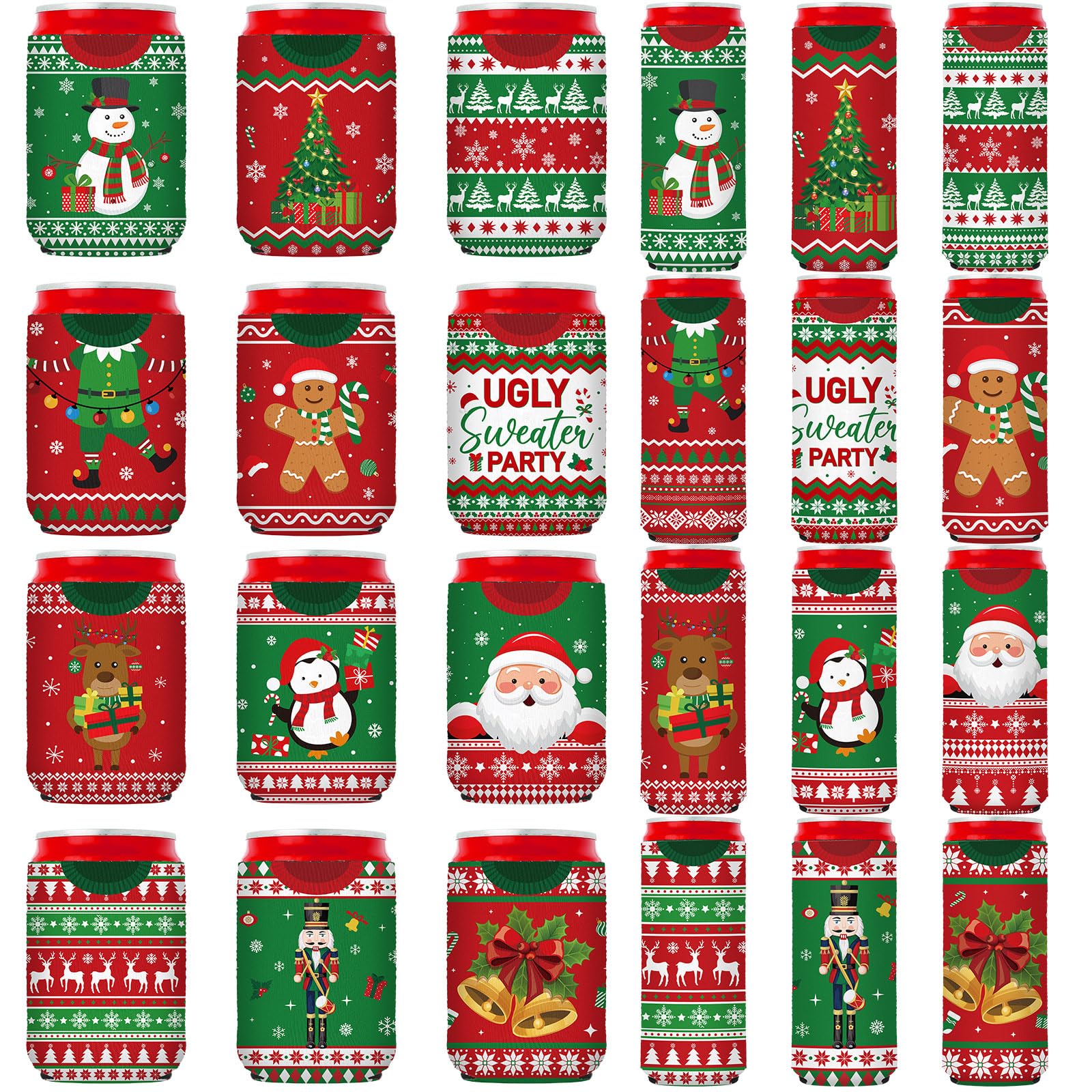 SiliFine gingerbread-man can cooler preserves chill while adding festive charm.