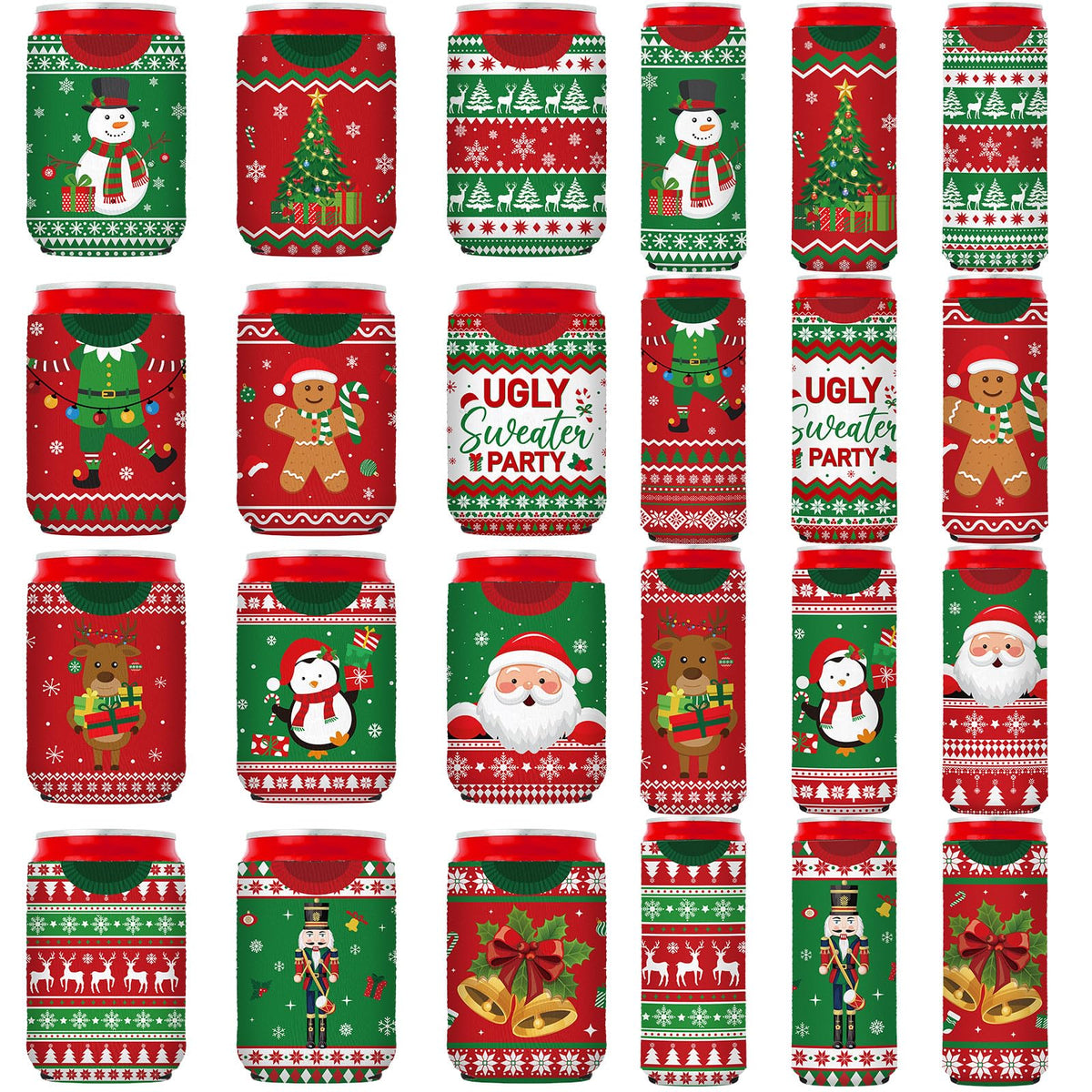 SiliFine gingerbread-man can cooler preserves chill while adding festive charm.