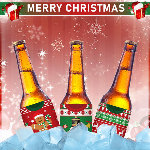 SiliFine nutcracker can cooler protects hands during holiday sipping.