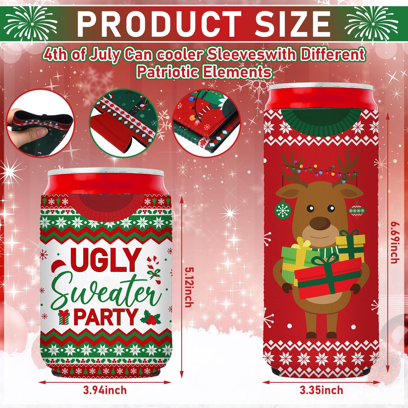 SiliFine snowman can cooler keeps drinks icy and hands dry.