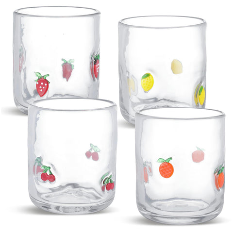 SiliFine lemon icon juice glass for bright brunch beverages.