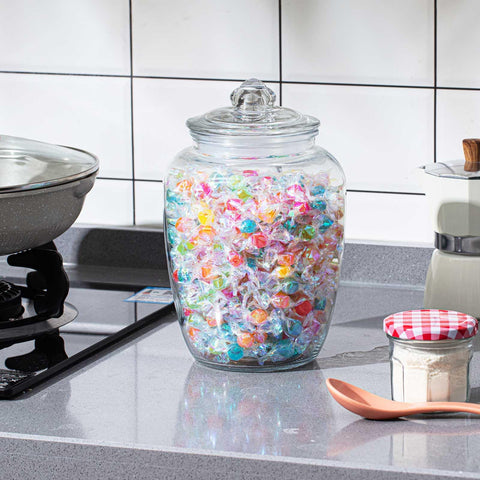 SiliFine versatile storage jar ideal for bath salts, cookies, or tea
