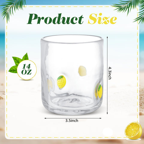 SiliFine orange icon juice glass brings lively color to drinks.