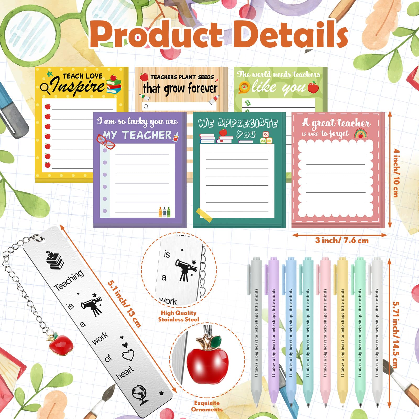 SiliFine sticky notepads for quick reminders and planning.