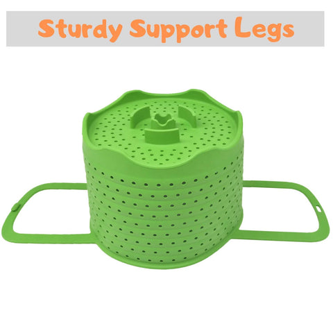 Silikong gift-ready steamer basket includes free recipe eBook.