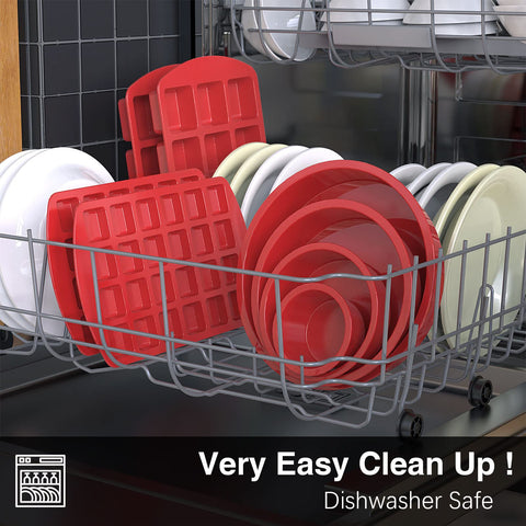 SILIVO 4-piece silicone bakeware set offering versatile options for bakers