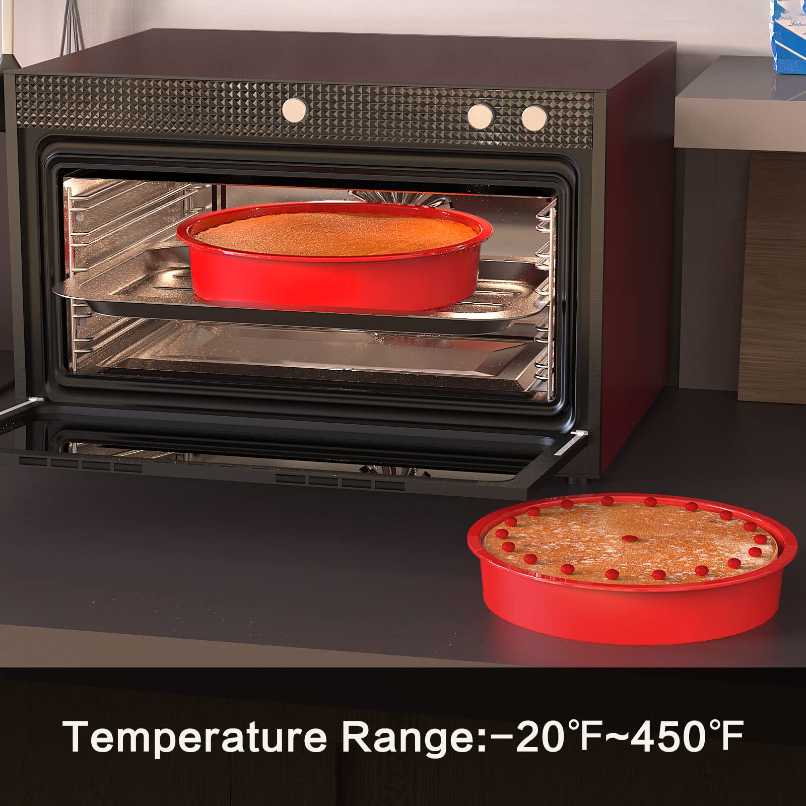 SILIVO dishwasher-safe bakeware cleans up quickly after baking