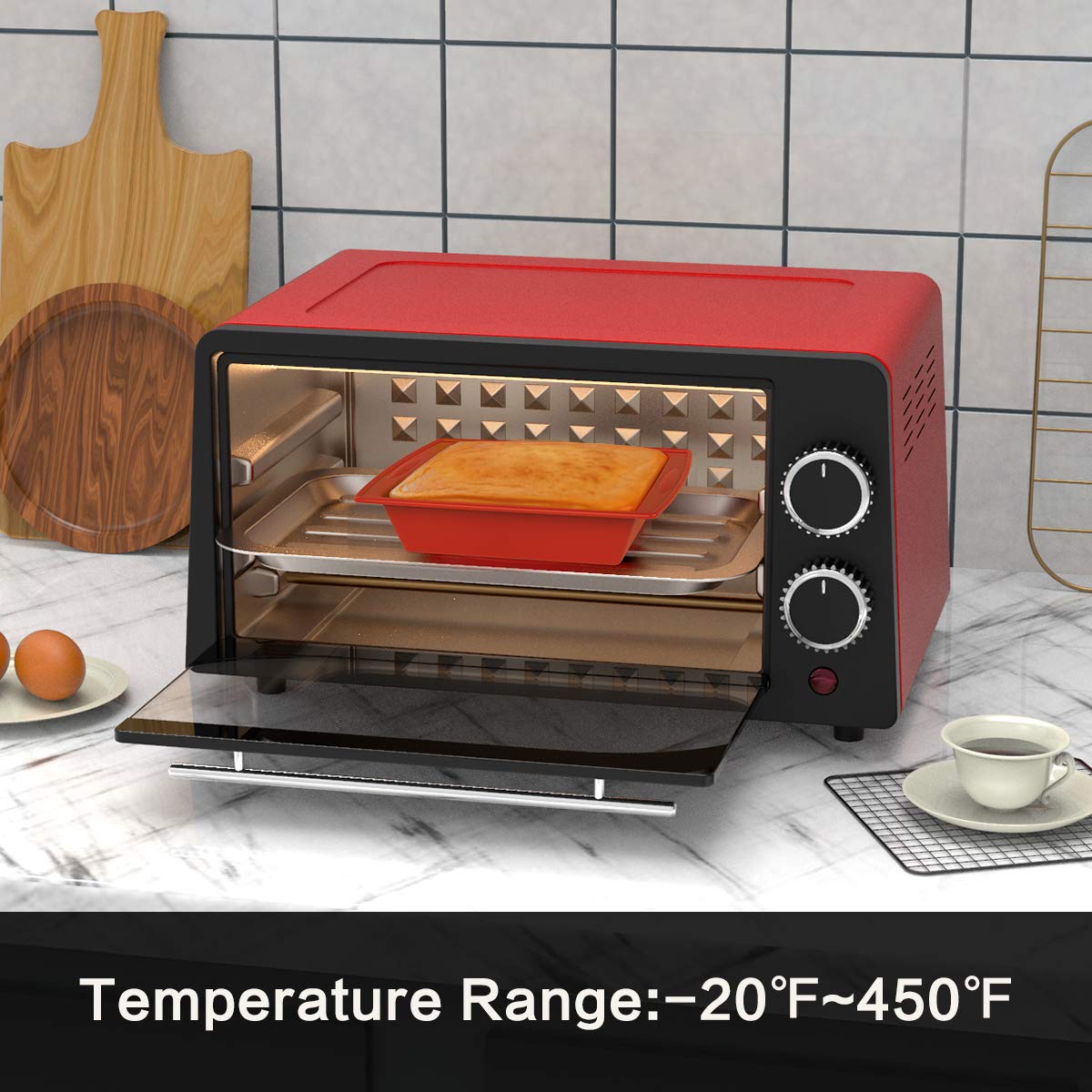 SILIVO pan is freezer, microwave, oven, and dishwasher safe.
