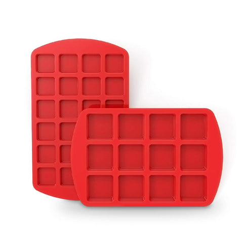 SILIVO silicone brownie pan 12-cavity with non-stick release for quick, clean portions.