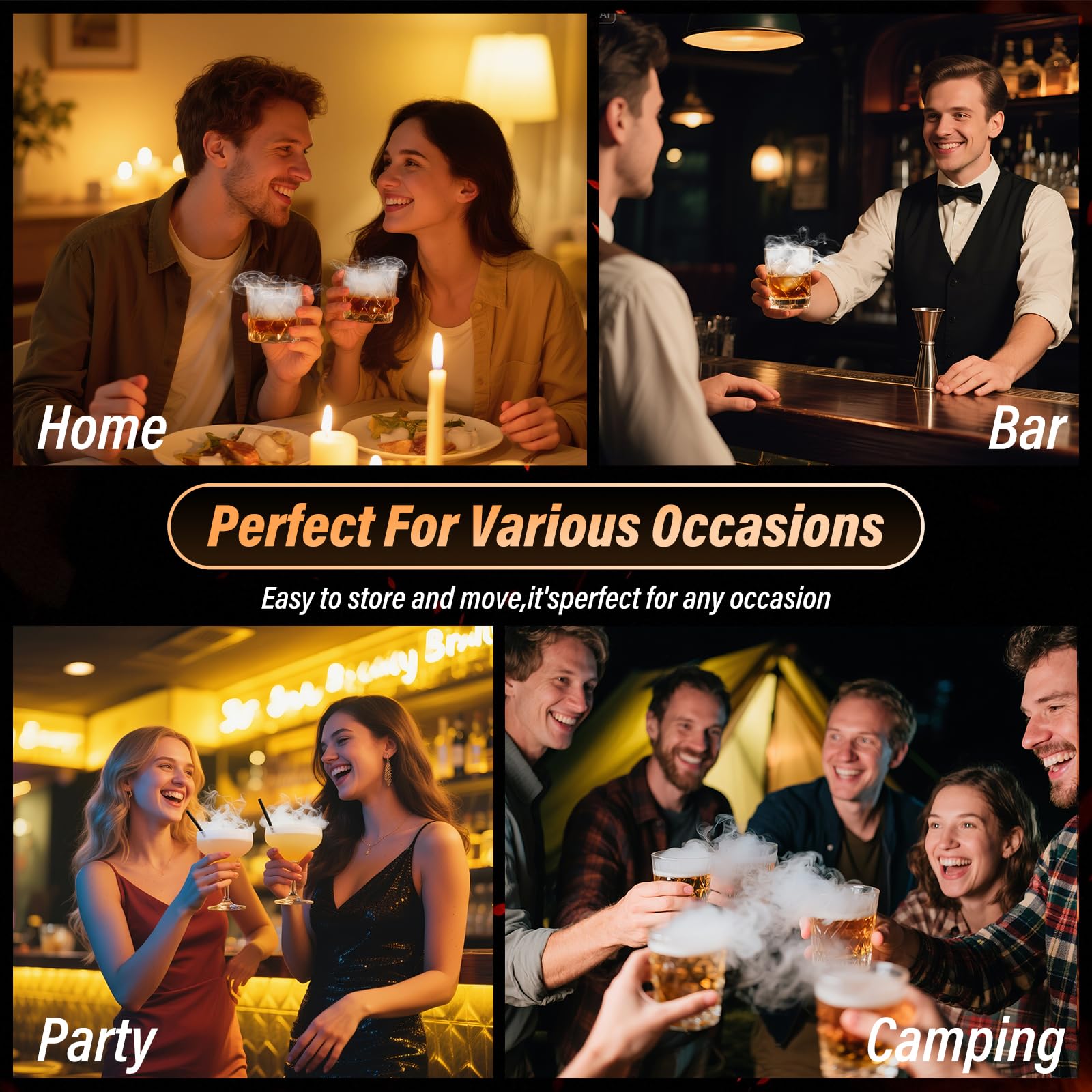 Silkchio smoke experience invites experimentation with cocktails and desserts.