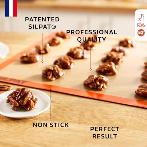 Silpat demonstrates even heat distribution for uniform browning