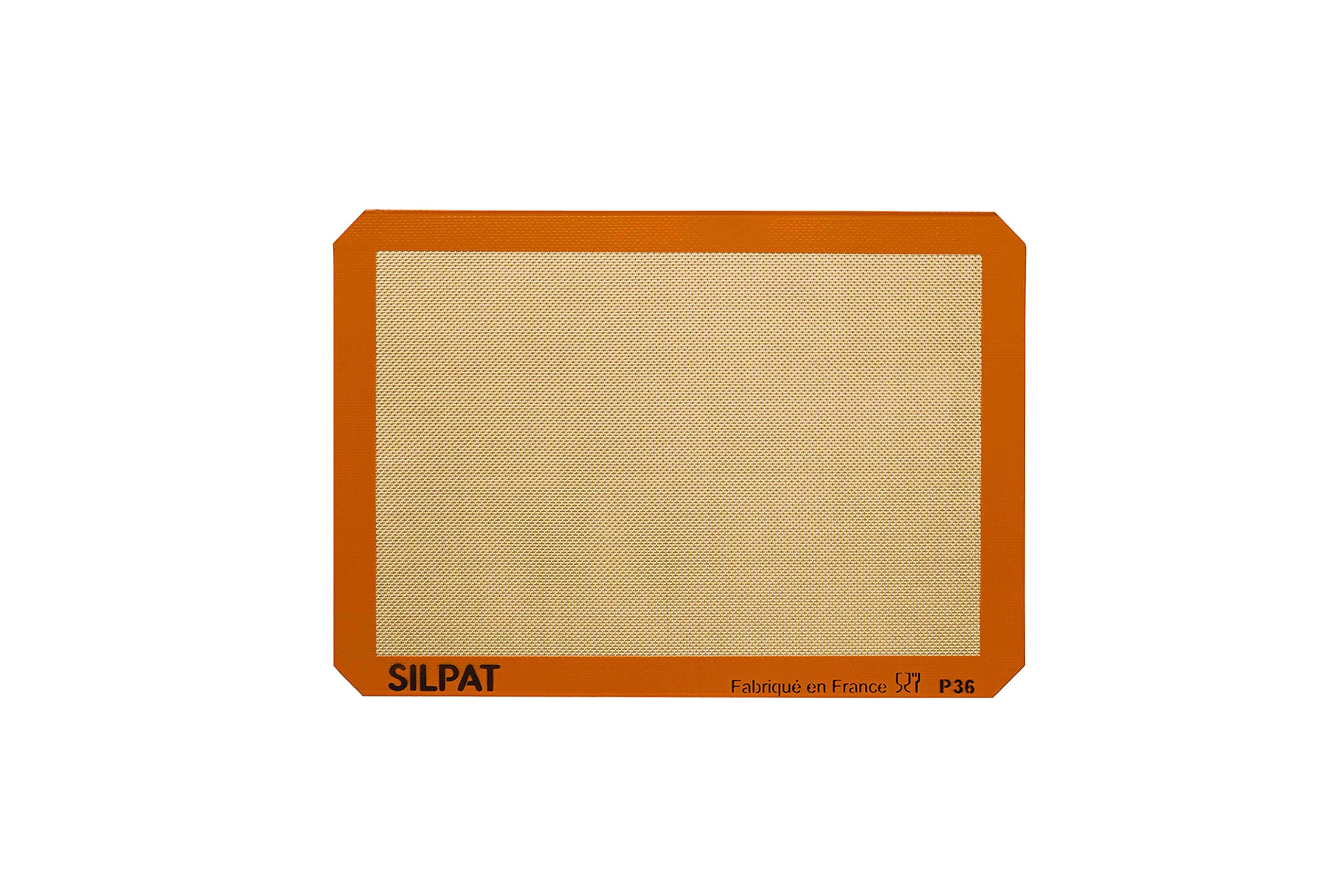 Silpat premium non-stick mat cream rolled on pan for easy release