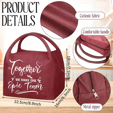 SilTriangle insulated lunch bag outer Oxford cloth showing durability and waterproofing.