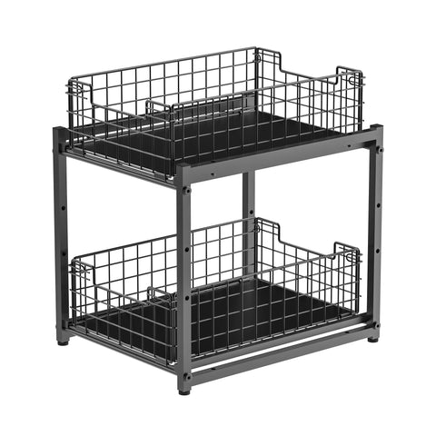 SILUB easy-install cabinet organizer helps maximize small spaces.