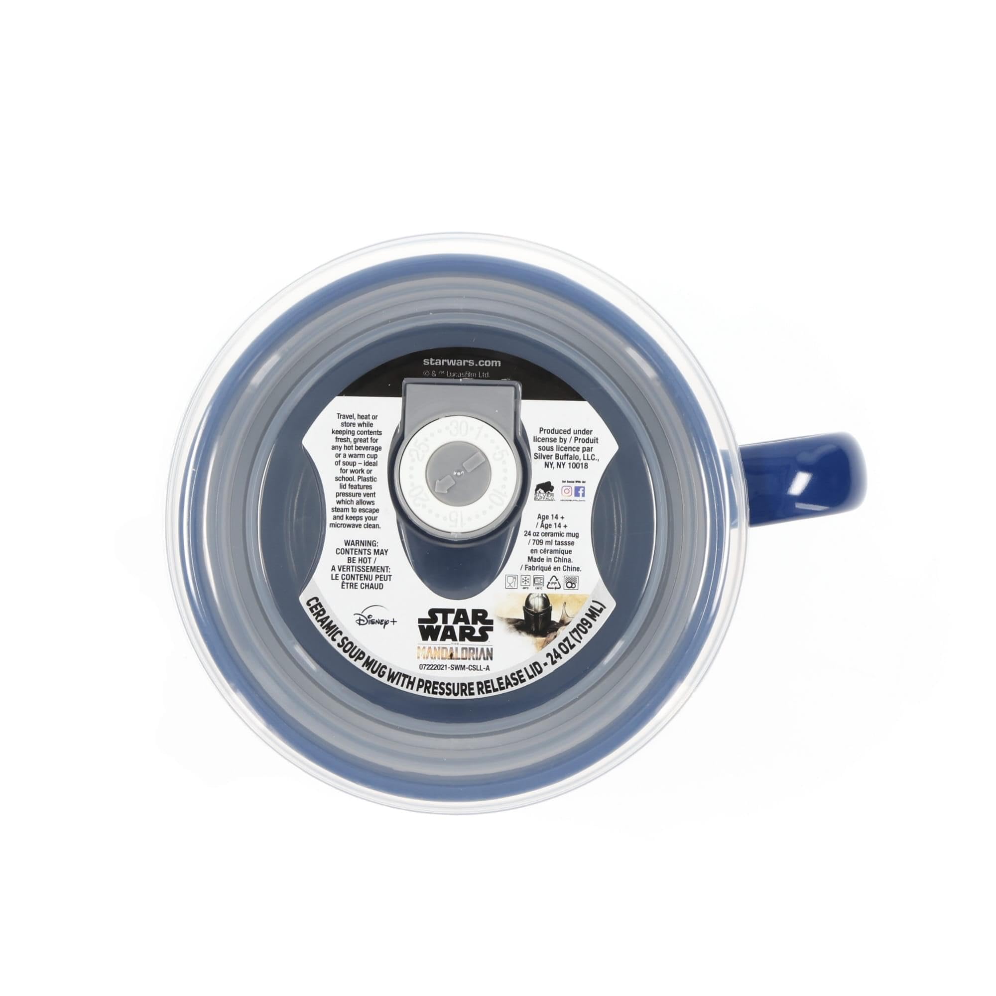 Silver Buffalo BPA-free mug supports safe beverages.