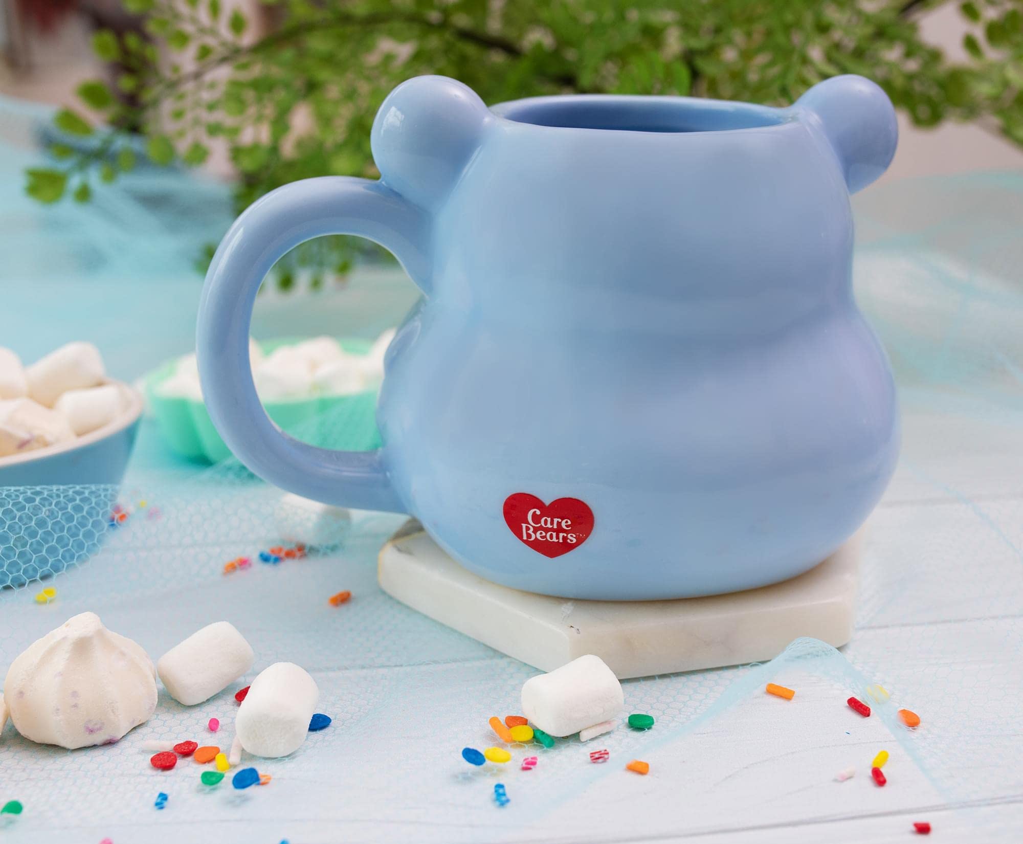 Silver Buffalo Care Bears collectible mug celebrates nostalgia while brightening morning rituals.