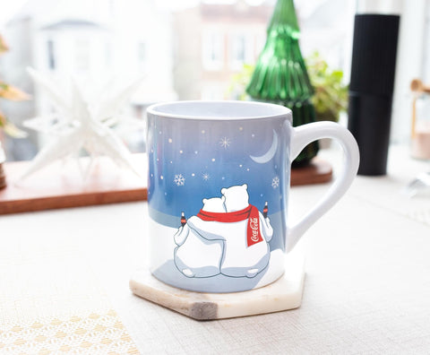 Silver Buffalo coffee-and-cocoa mug supports versatile hot drink sessions.