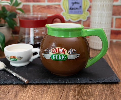 Silver Buffalo official Central Perk merch mug for collectors