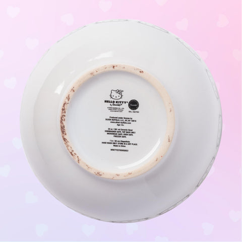 Silver Buffalo microwave-safe ceramic bowl, sturdy and long-lasting for hot or cold dishes