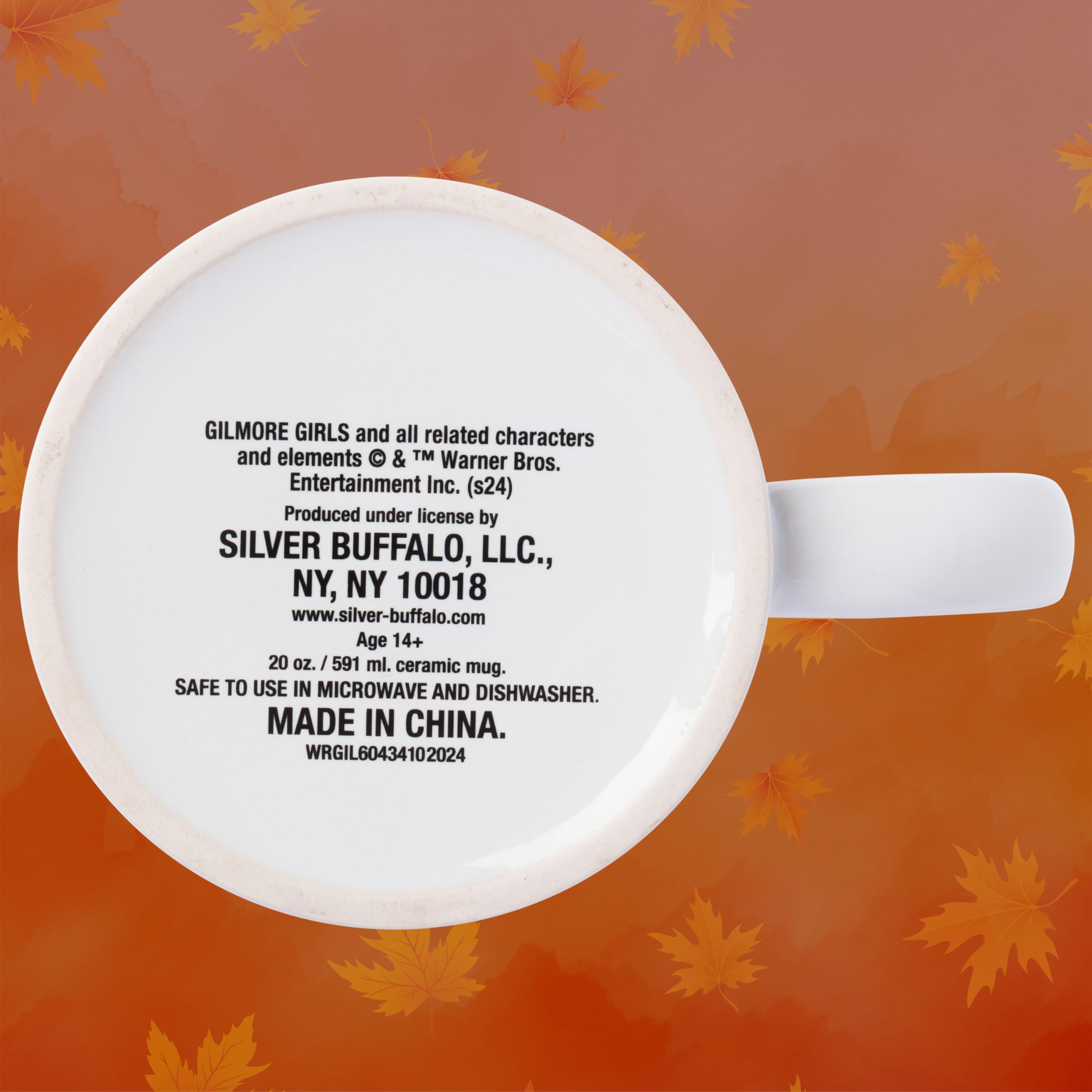 Silver Buffalo Gilmore Girls collection mug, a charming fandom accessory.