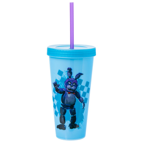 Silver Buffalo FNAF tumbler holds 24 ounces for longer hydration