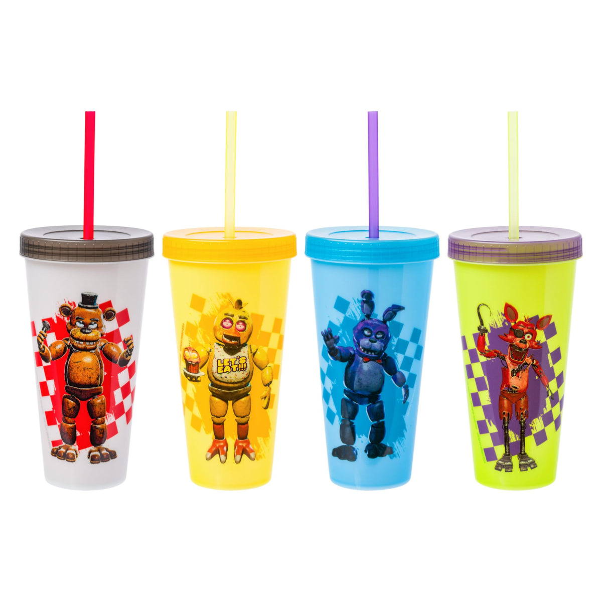 Silver Buffalo FNAF tumbler Freddy Fazbear color-change for on-the-go hydration