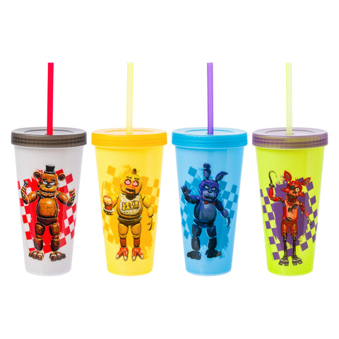Silver Buffalo FNAF tumbler Freddy Fazbear color-change for on-the-go hydration