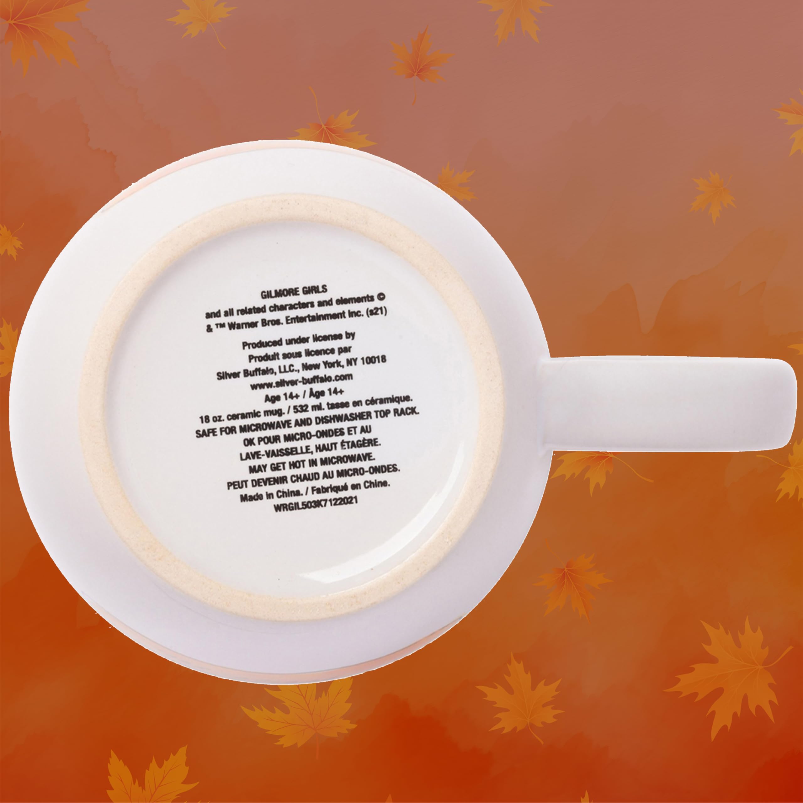 Silver Buffalo Luke's Diner mug gift-ready for fans