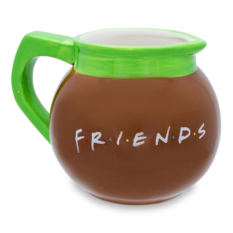 Silver Buffalo glossy ceramic mug with sturdy handle for everyday use