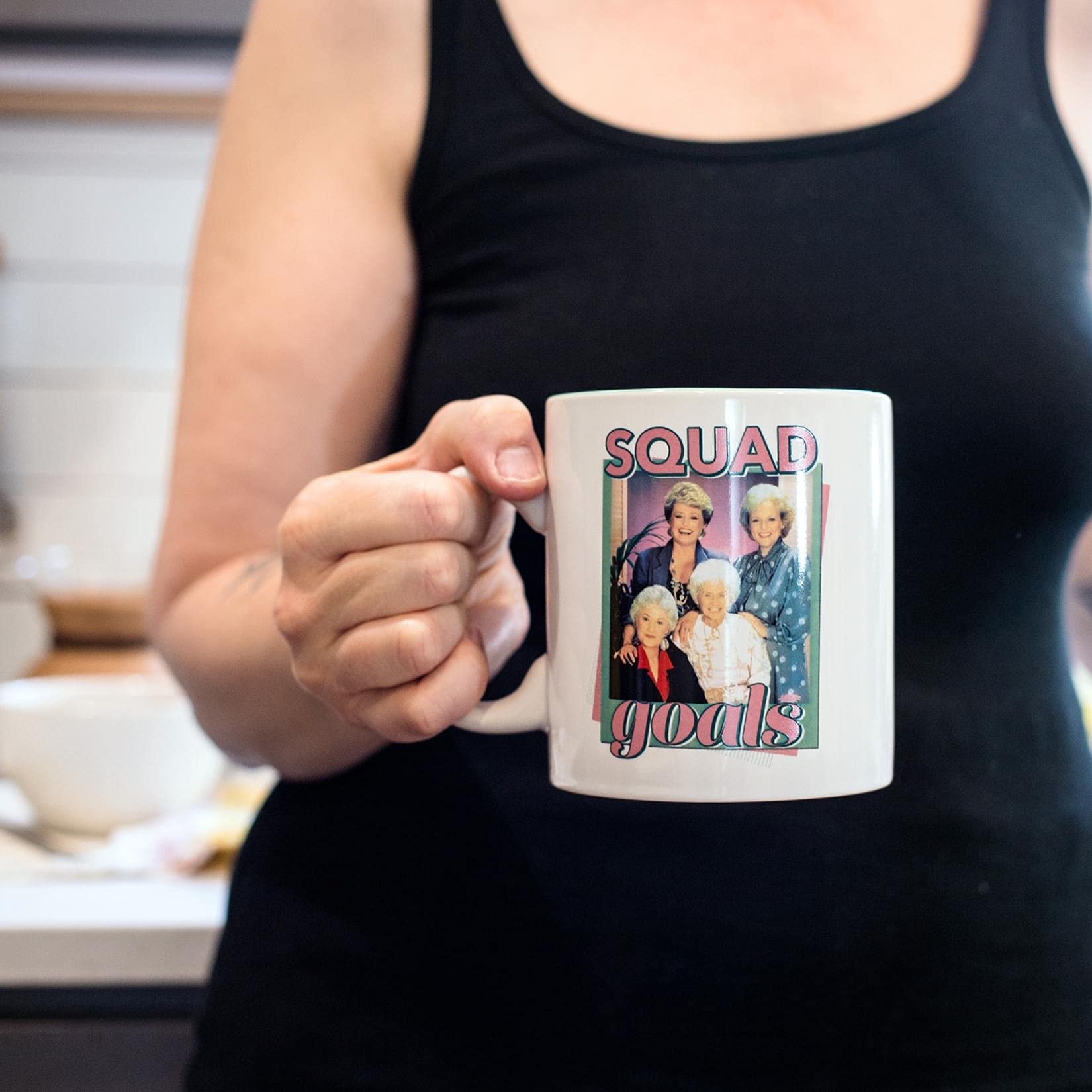Silver Buffalo Golden Girls mug is microwave safe and easy care