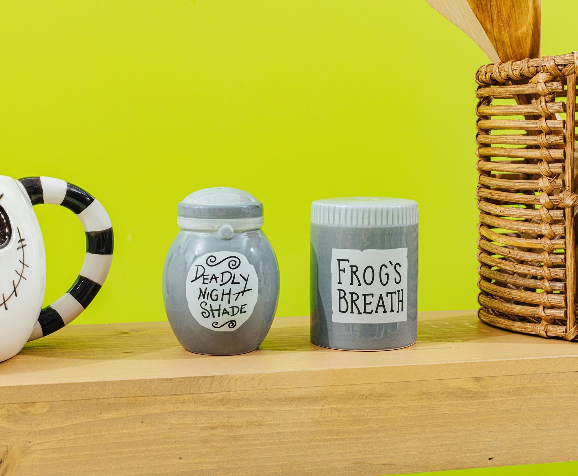Silver Buffalo salt and pepper set doubles as collectible decor.