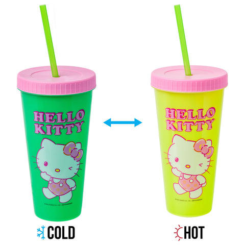 24-ounce Silver Buffalo Hello Kitty tumbler ready for refills during outings