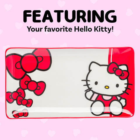 Silver Buffalo Hello Kitty chopsticks, reusable and easy to clean after meals