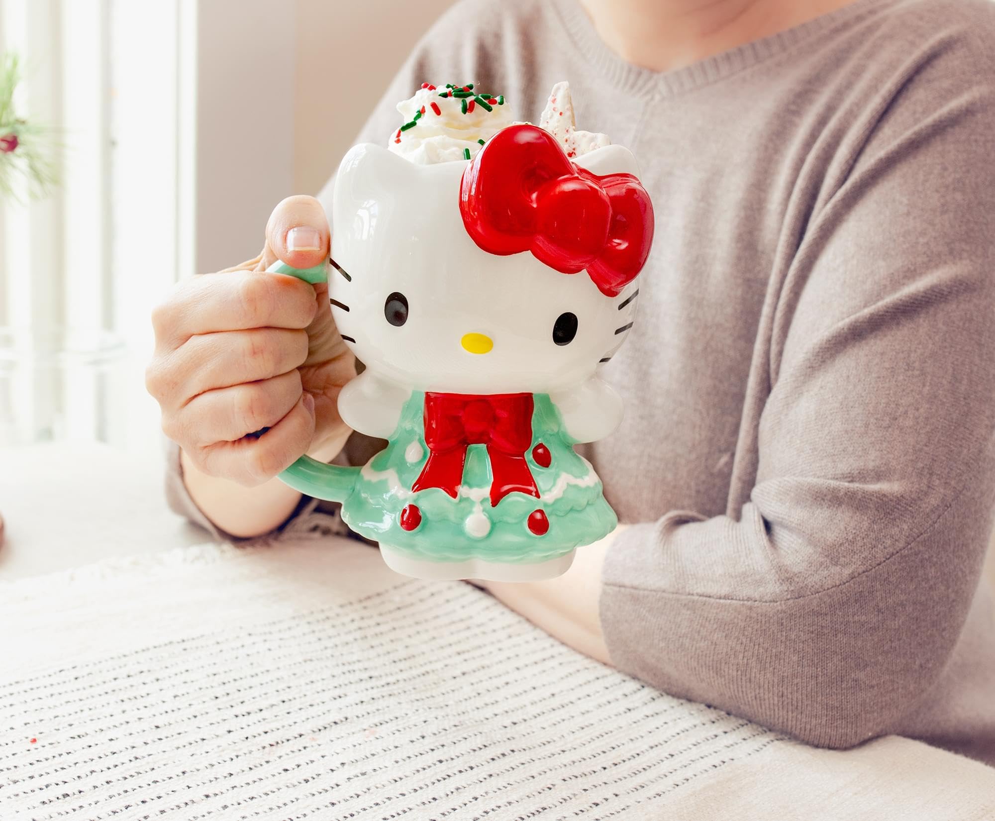 Hello Kitty Christmas collection mug for fans and collectors