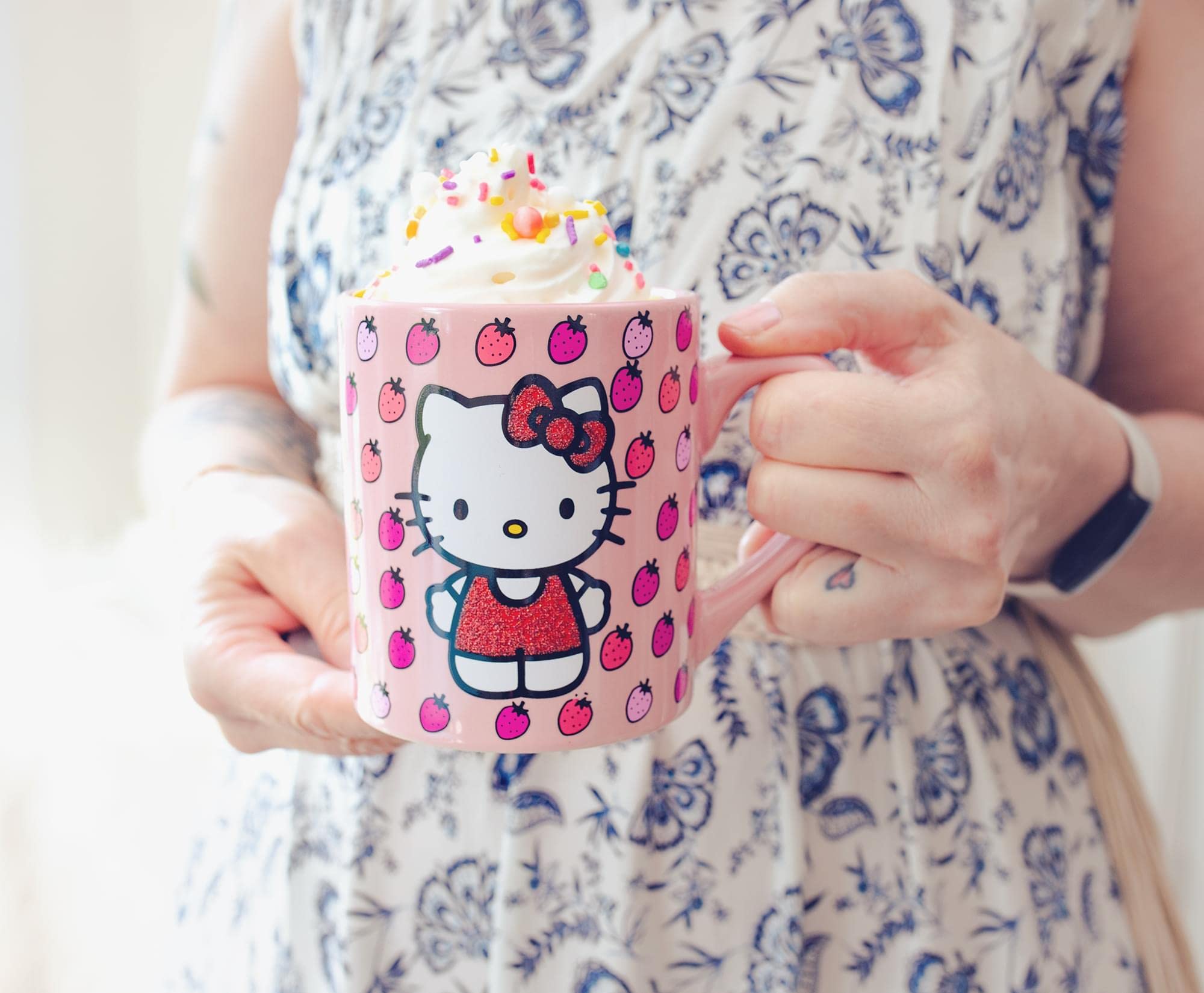 Silver Buffalo Hello Kitty mug gift-ready, perfect for fans.