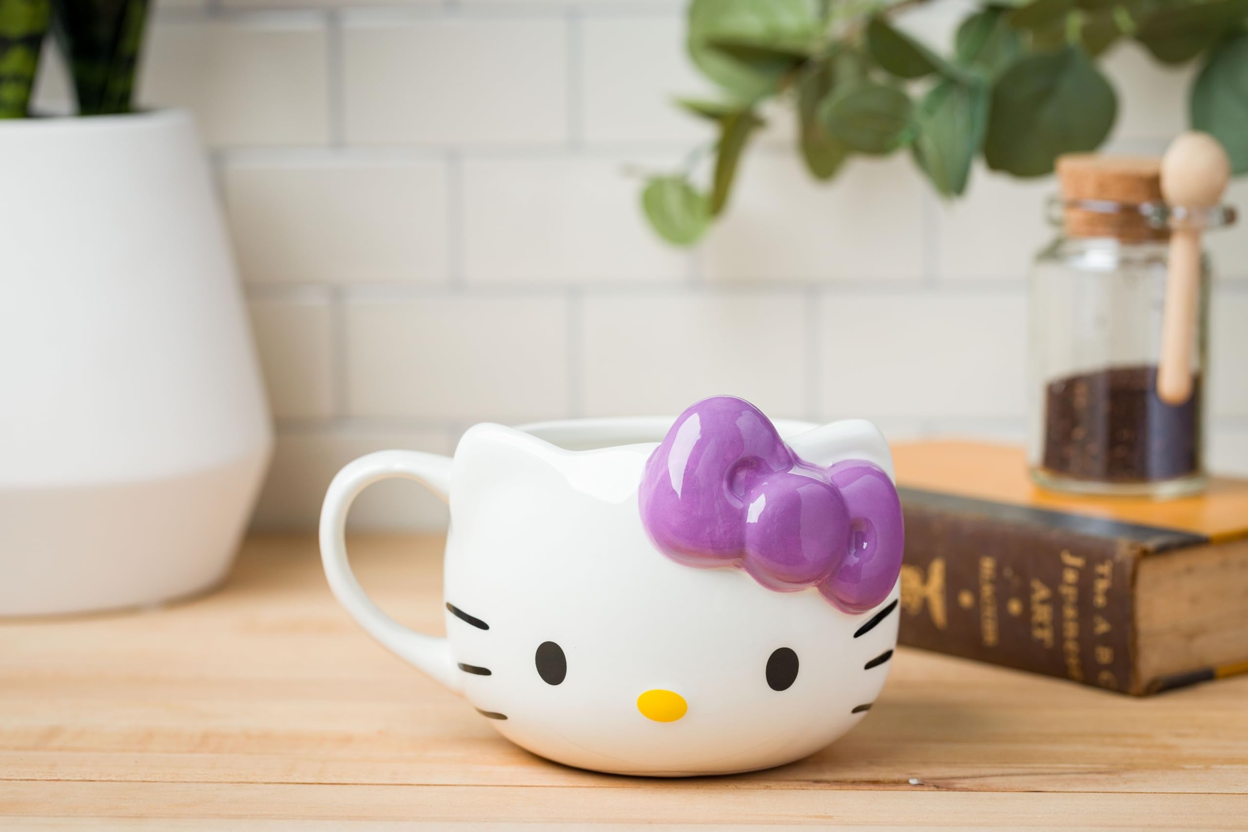 Silver Buffalo Hello Kitty mug for cozy tea and coffee moments