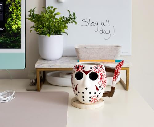 Silver Buffalo Jason mug makes a striking gift for fans.