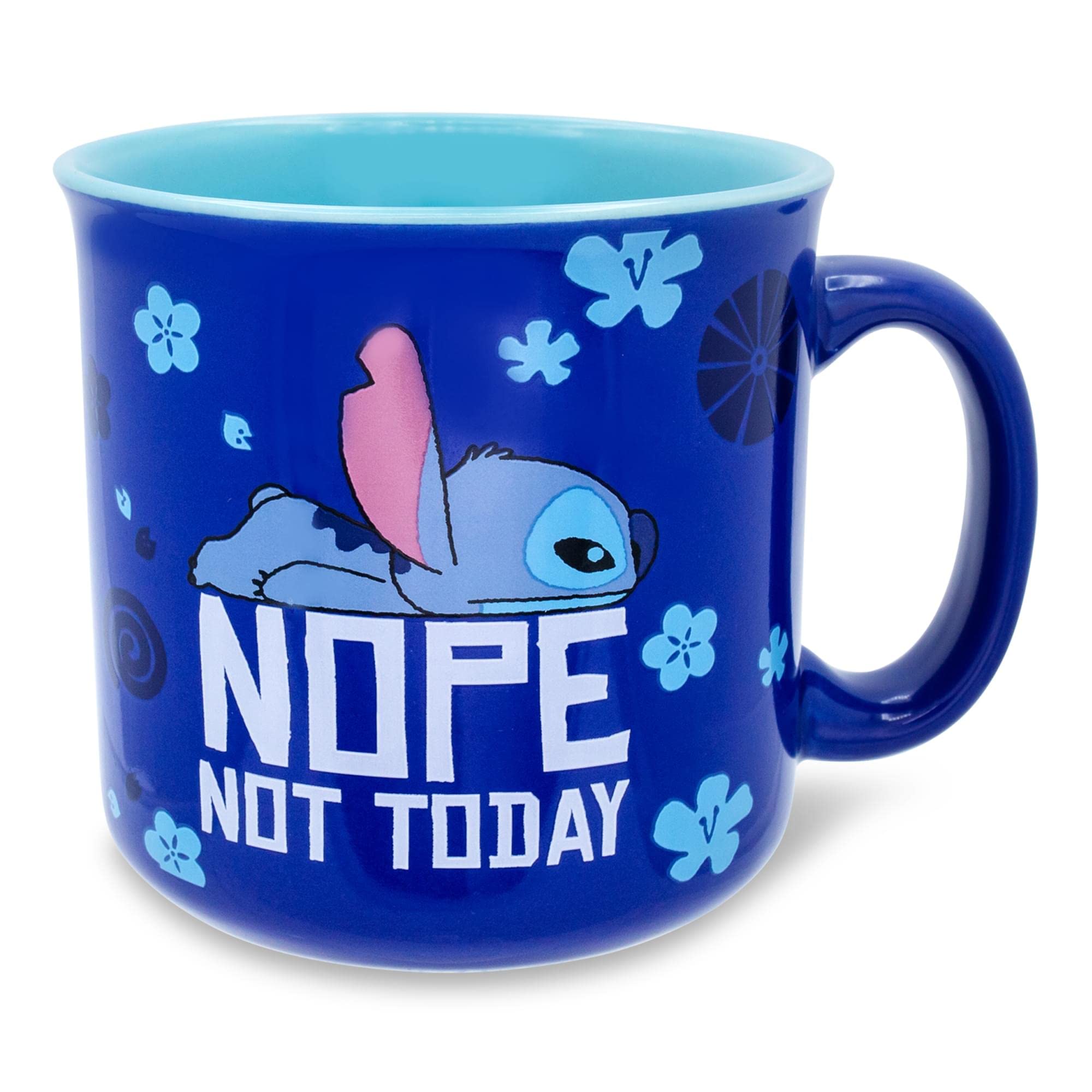 Silver Buffalo Lilo and Stitch mug design graphic for playful vibe