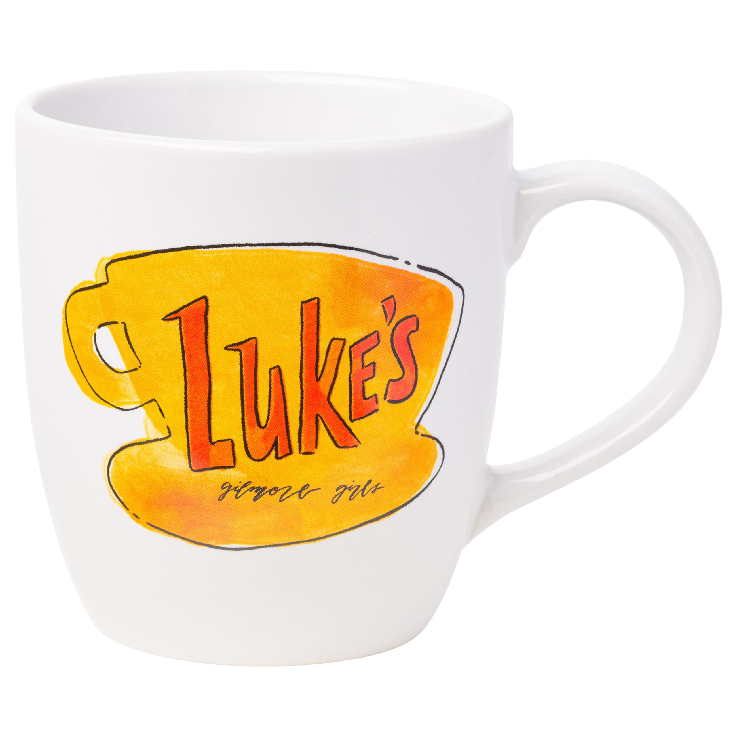 Silver Buffalo Luke's Diner logo mug 18oz for daily coffee