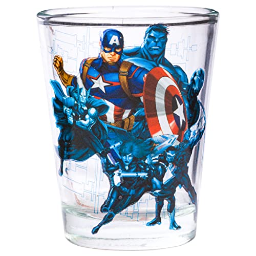 Silver Buffalo Marvel Avengers Hulk mini glass ideal for parties and collection