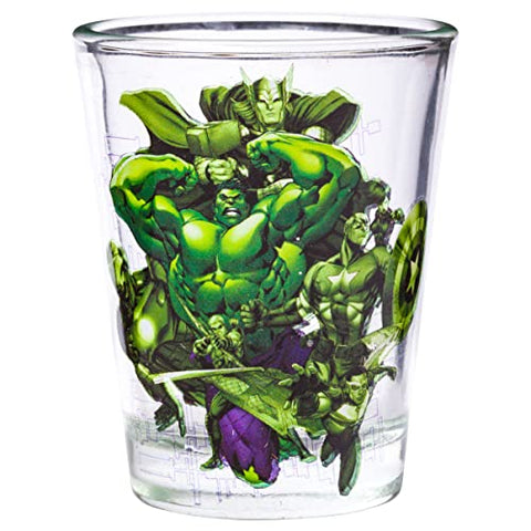 Silver Buffalo Marvel Avengers Iron Man mini glass enhances casual sips