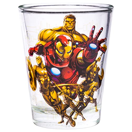 Silver Buffalo Marvel Avengers Thor mini glass for heroic sips and gatherings