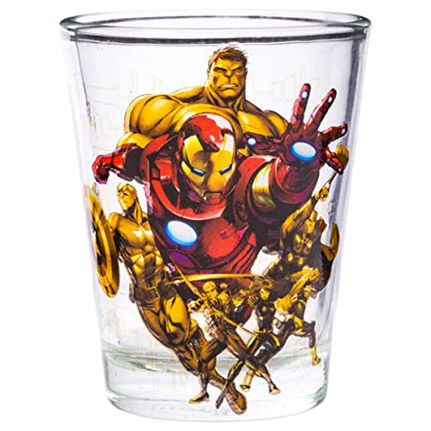 Silver Buffalo Marvel Avengers Thor mini glass for heroic sips and gatherings