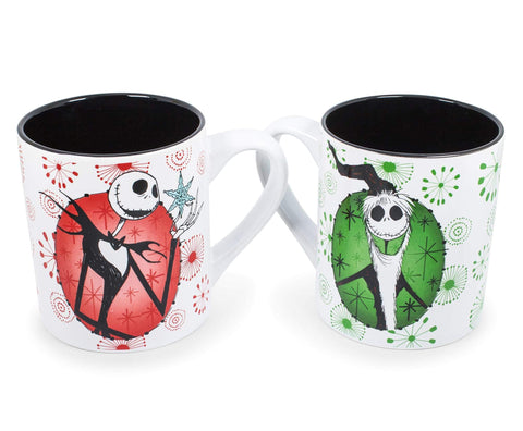 Gift-boxed Nightmare Before Christmas mug set from Silver Buffalo, ready for giving