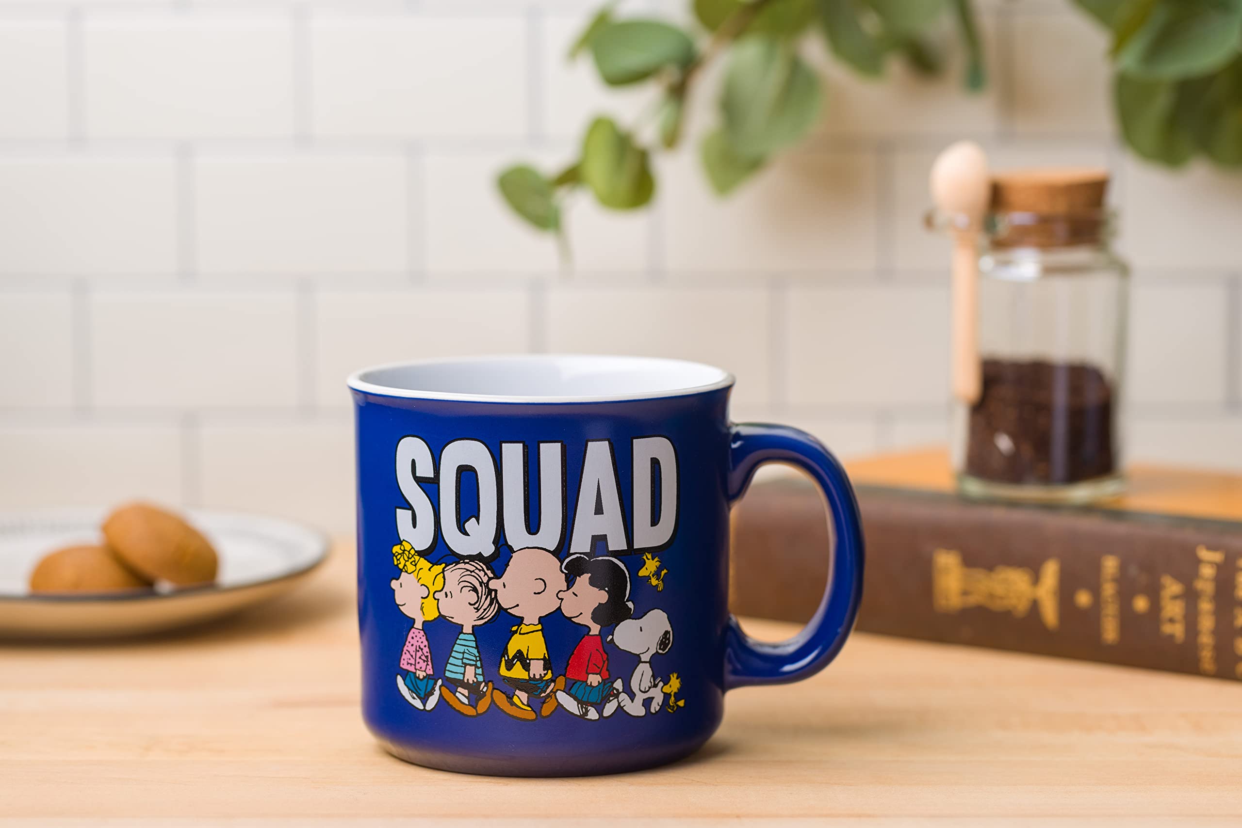 Silver Buffalo Peanuts Squad mug gift-ready box, ready for holidays and birthdays.