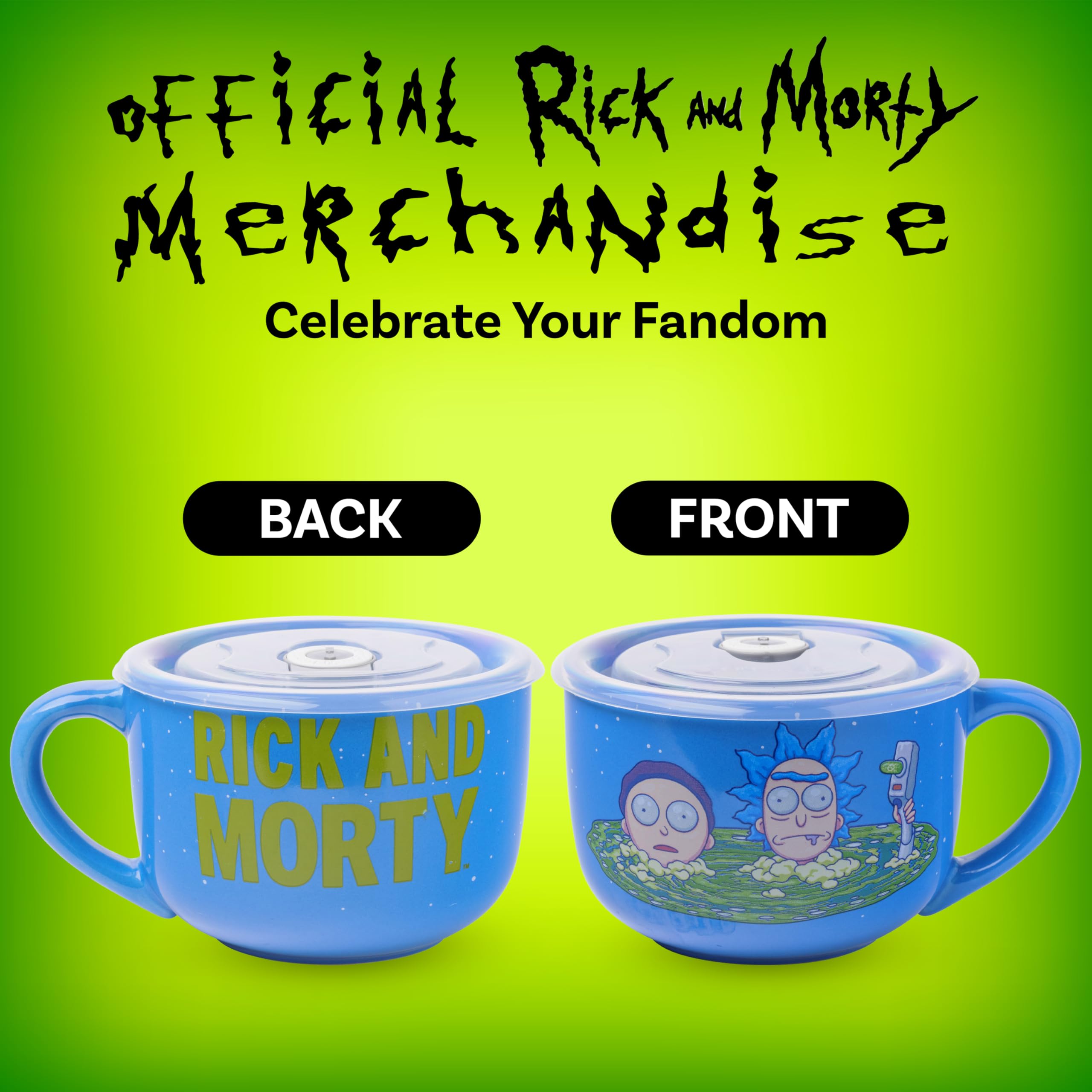 Silver Buffalo Rick and Morty gift-ready mug for fans