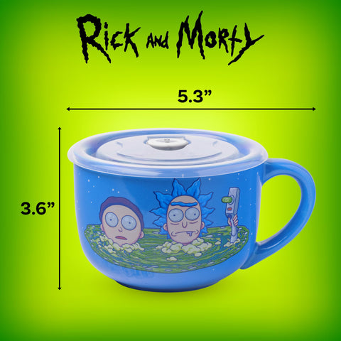 Officially licensed Silver Buffalo Rick and Morty mug for fans