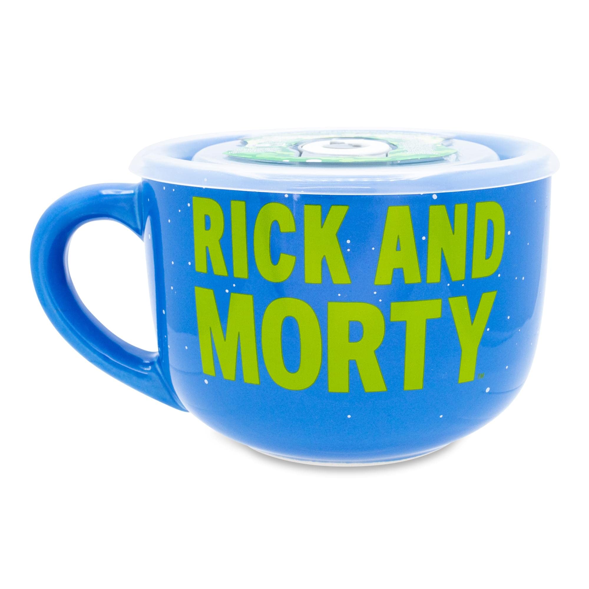 Silver Buffalo Rick and Morty top-shelf dishwasher-safe mug for easy cleaning