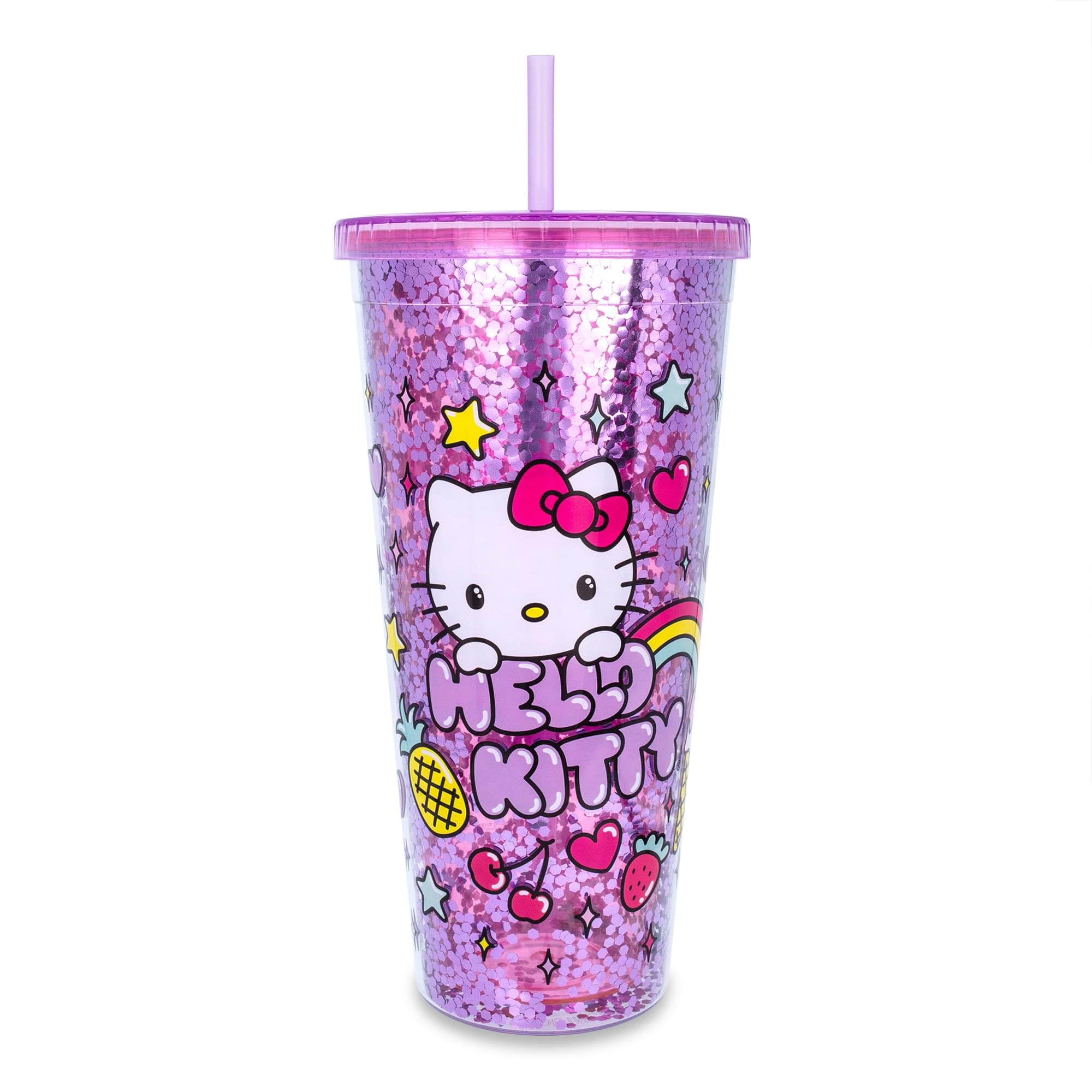 Hello Kitty face art adds cute appeal to your daily beverage routine.