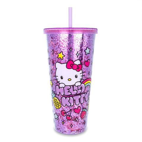 Hello Kitty face art adds cute appeal to your daily beverage routine.
